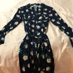 Draper James magnolia shirt dress